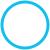Prázdny kruh s modrým okrajom